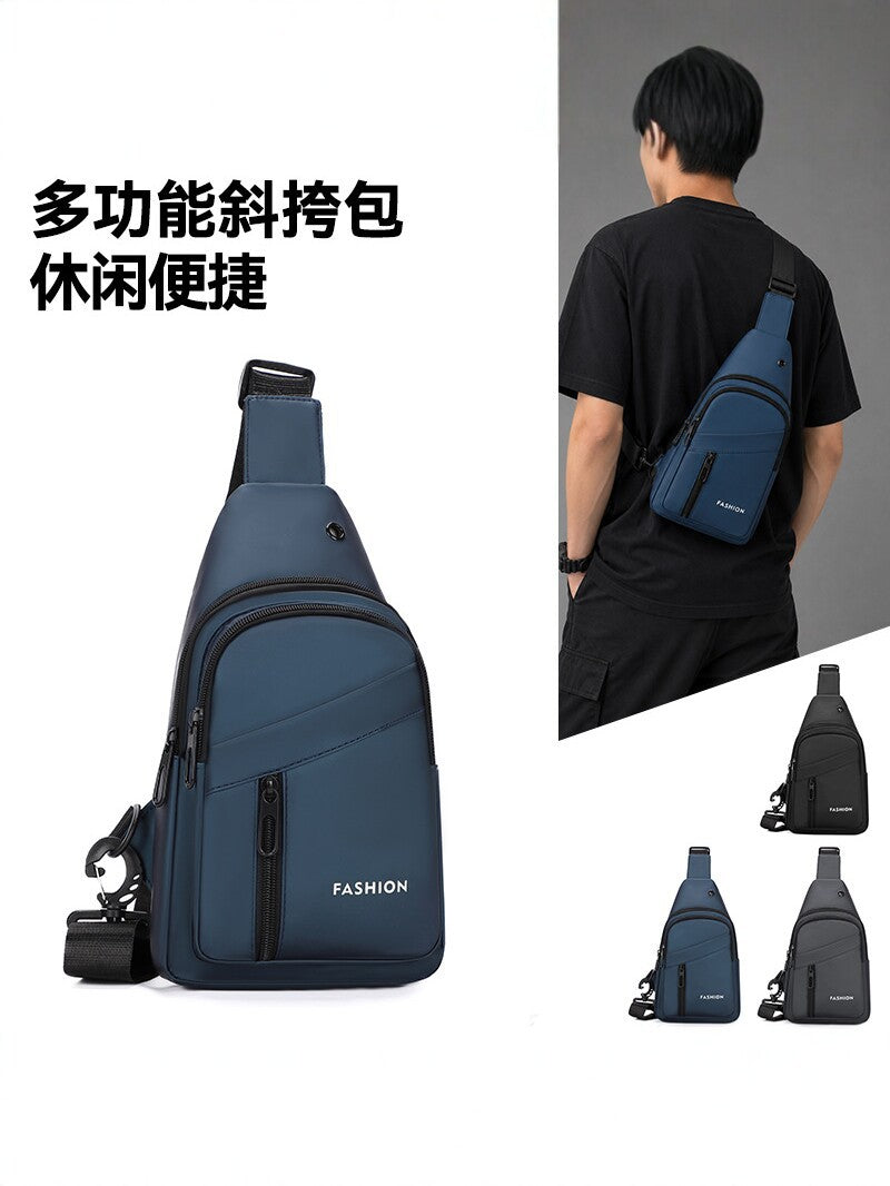 Men's Waterproof Lightweight Crossbody Chest Messenger Bag