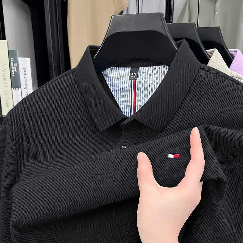 Men's 100% Cotton Polo Shirt Short Sleeve Casual Plus Size Fit