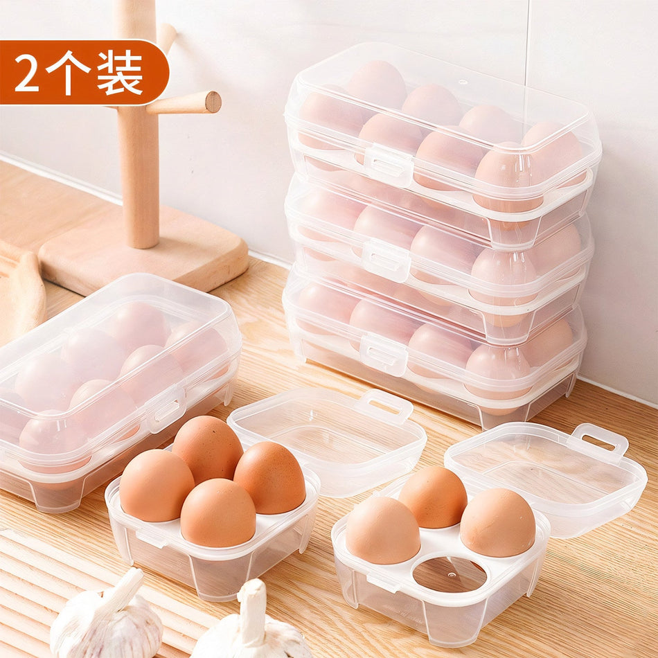 Portable Shockproof Egg Carton for Camping and Travel