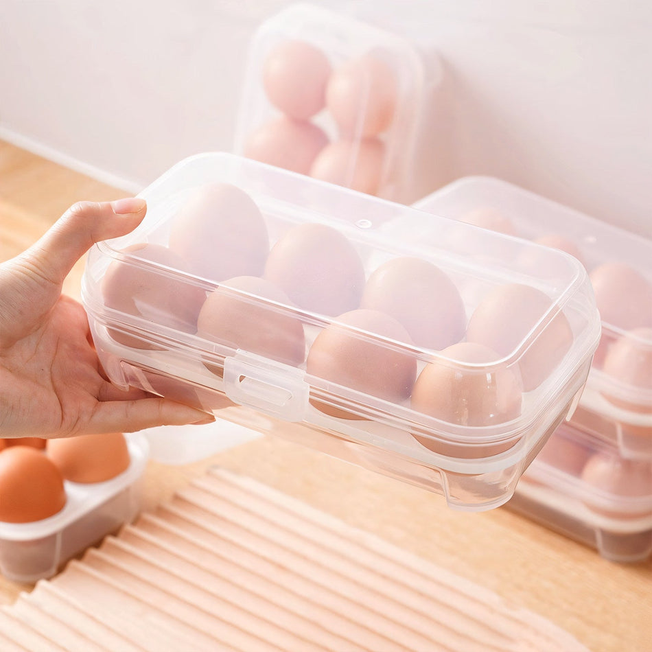 Portable Shockproof Egg Carton for Camping and Travel