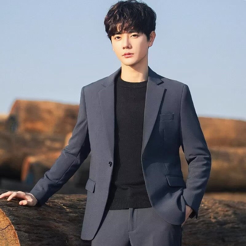 Men's Smart Casual Tailored Blazer Jacket