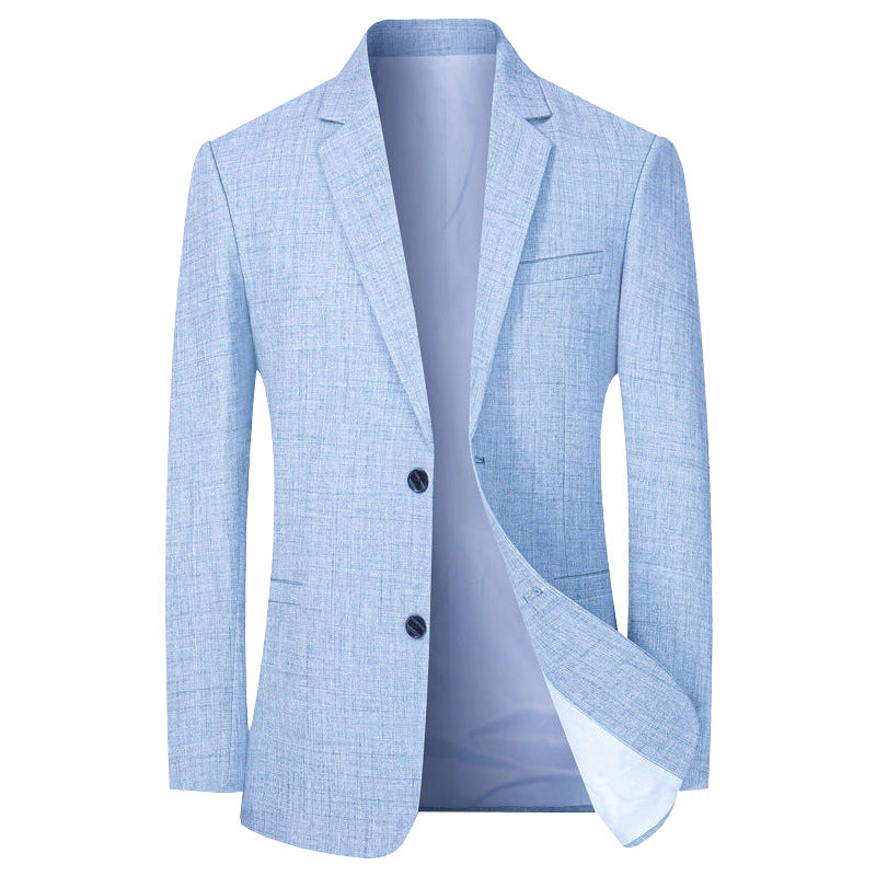 Men's Lightweight Business Casual Single Suit Jacket