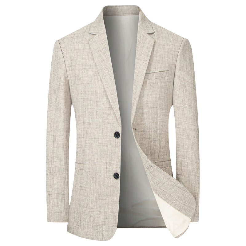 Men's Lightweight Business Casual Single Suit Jacket