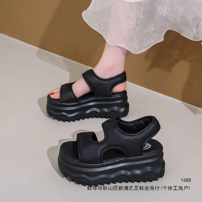 Women's 8cm Platform Open Toe Roman Sandals