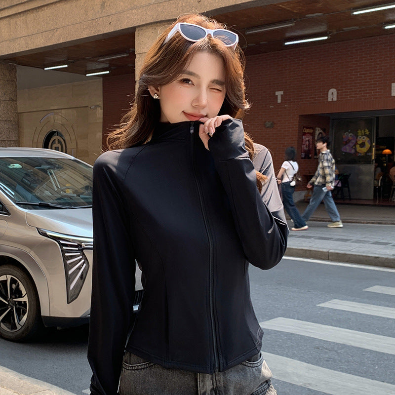 Women's Slim Fit Lightweight UV Protection Sports Jacket