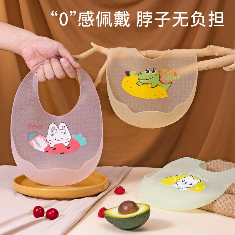 Baby eating bib children's waterproof three-dimensional