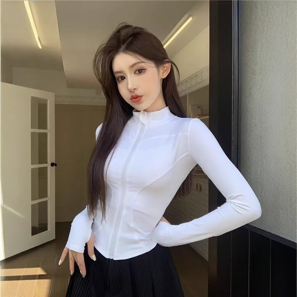 Women's Ice Silk Slim Fit UV Protection Cardigan Jacket