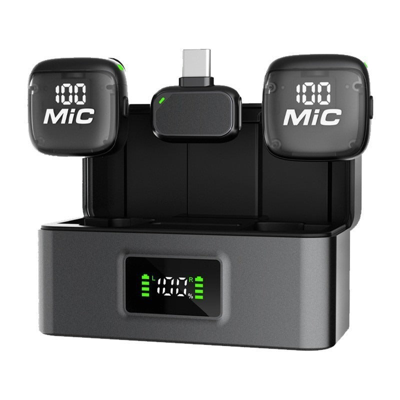 Mic3 Wireless Lavalier Microphone Dual Mic AI Noise Canceling