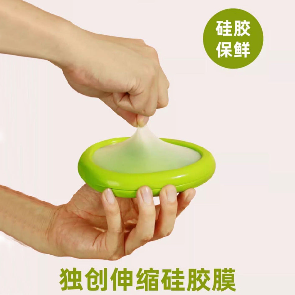 Silicone Fruit Crisper Set, Shape-Fitted Storage Box