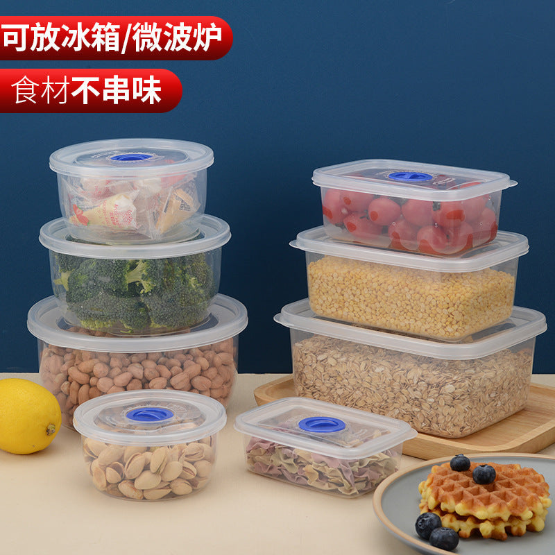 Food-Grade Sealed Storage Box Set, Square and Round