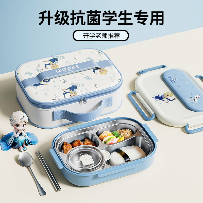 304 Stainless Steel Cartoon Dinner Plate for Students