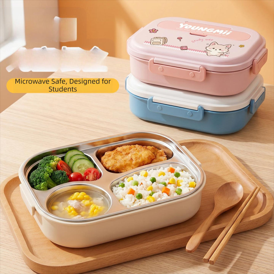 304 Stainless Steel Insulated Lunch Box for Students
