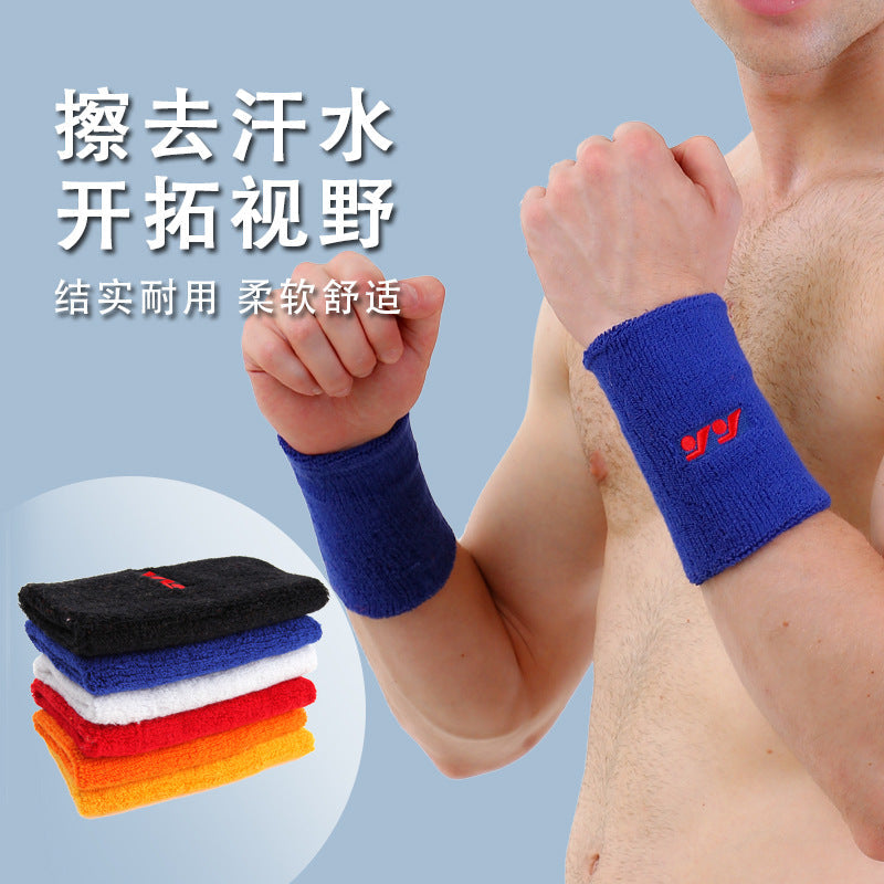 Lengthened Cotton Sports Wrist Guard Sweat Absorbent Band