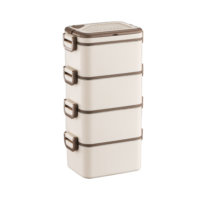 Multi-Layer Stainless Steel Insulated Lunch Box, Square
