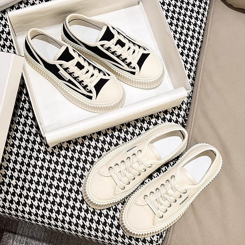 Women's Platform Sneakers with Cushioned Thick Sole