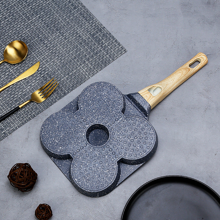 Four-Hole Non-Stick Egg Frying Pan, Temperature-Sensitive