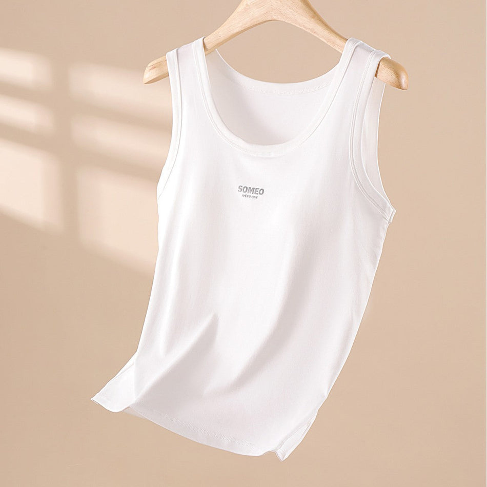 Women's Lyocell Cotton Wide Strap Camisole Top
