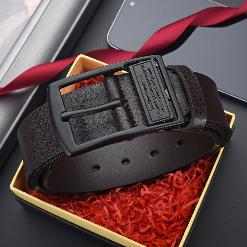 Men's TPU Belt with Alloy Buckle Luxury Casual Style