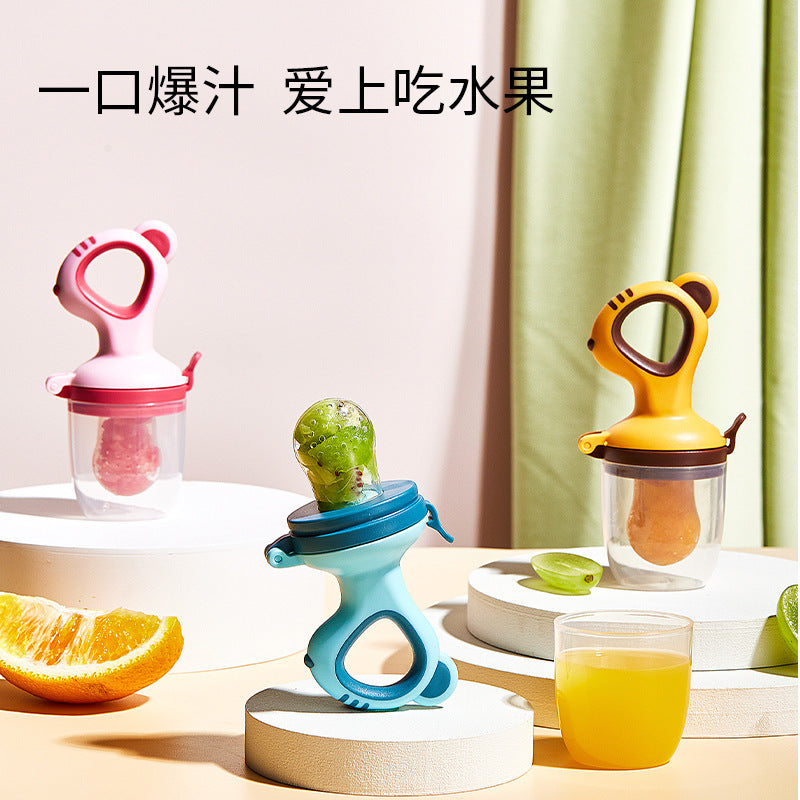 Squirrel Silicone Baby Fruit and Vegetable Feeder Pacifier
