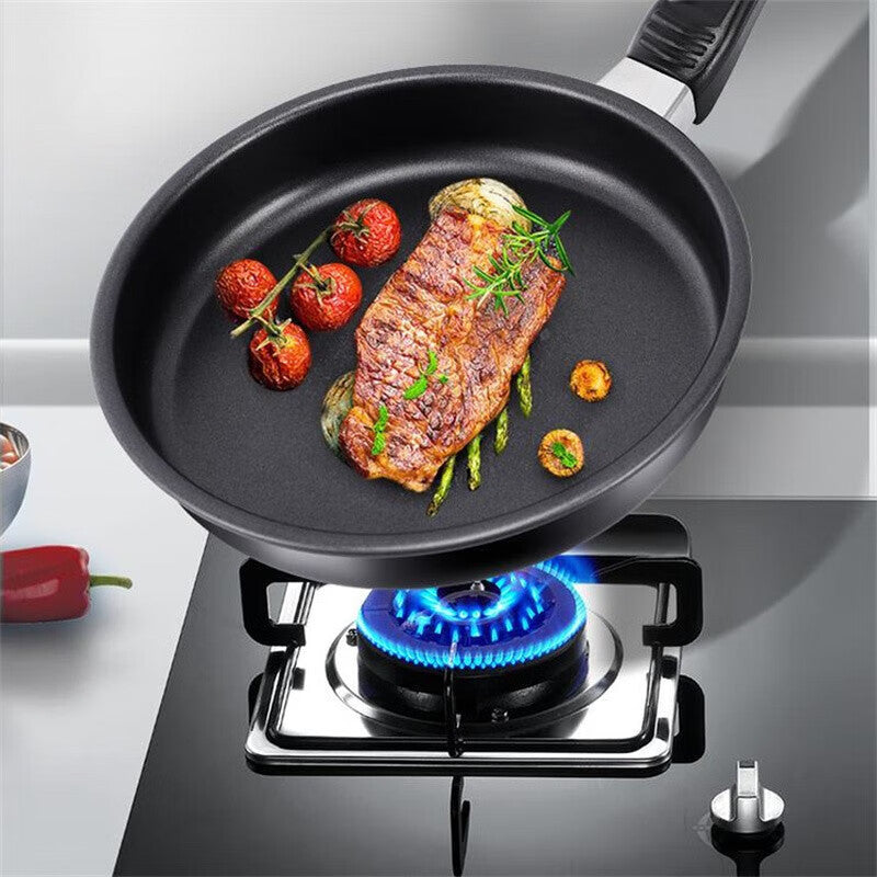 Small Iron Frying Pan with Long Handle, Non-Stick