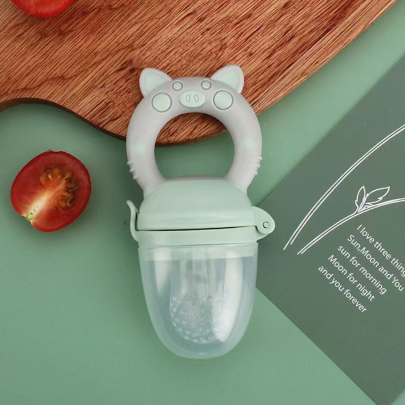 Huibao Piggy Food Grade Silicone Baby Fruit and Vegetable
