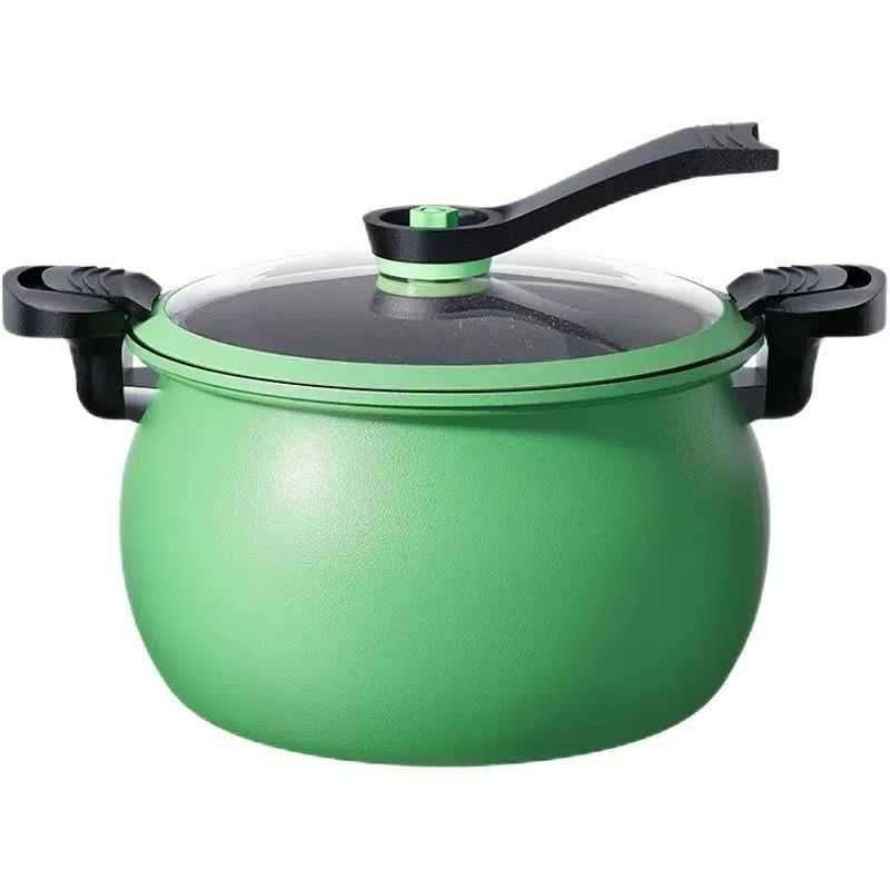 Non-Stick Pumpkin Micro-Pressure Soup Pot, 8L Capacity
