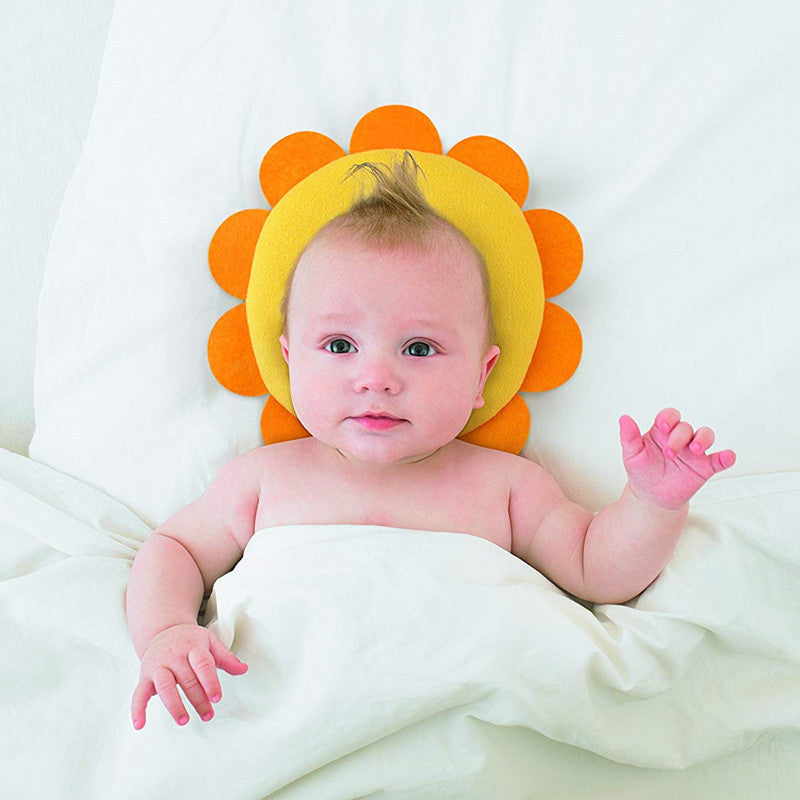 Woofdogs Round 3D Mesh Baby Head Shaping Pillow for Infants