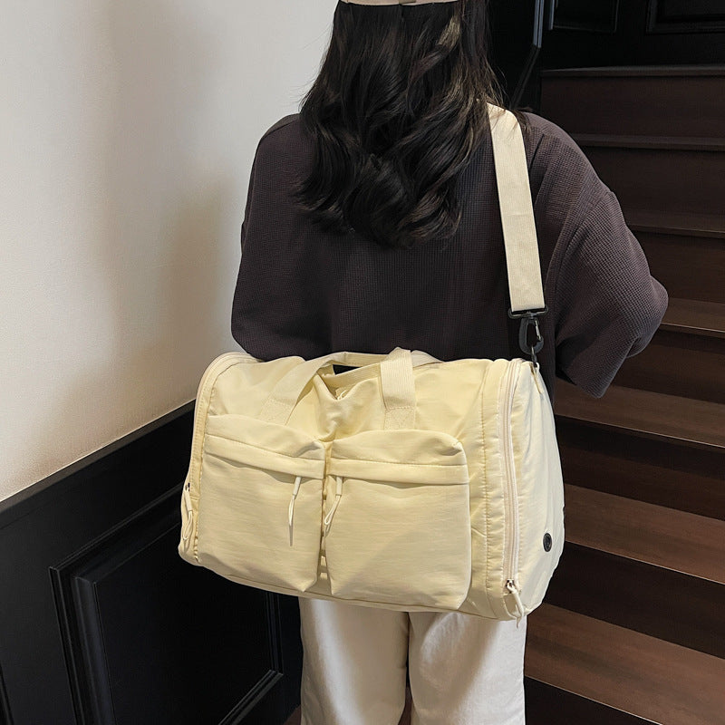 Large Capacity Wet and Dry Separation Travel Duffle Bag