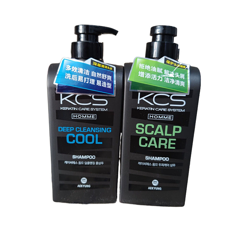 Korean Kexisi Men's Multi-Effect Shampoo, 550ml