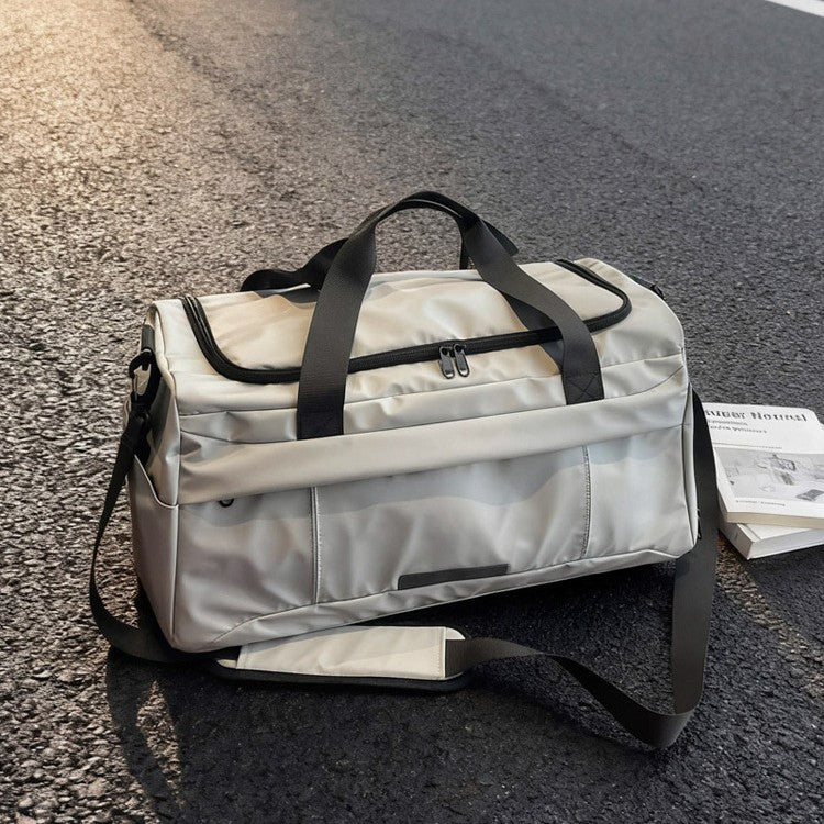 Waterproof Travel and Fitness Duffle Bag with Wet Dry Storage