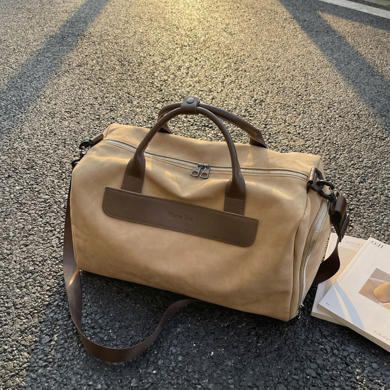 Premium PU Travel and Fitness Bag with Wet Dry Storage