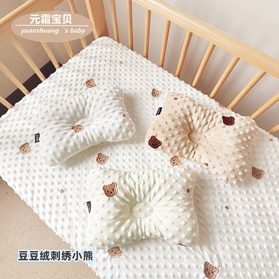 Baby Class A Dudu Bean Velvet Bone-Shaped Head Shaping