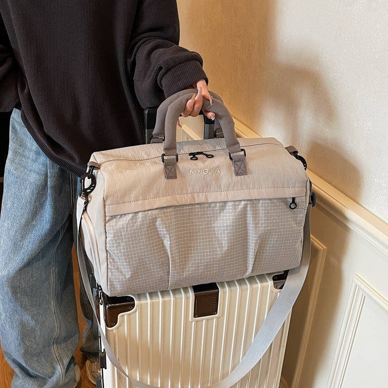 Large Capacity Crossbody Travel and Fitness Duffle Bag