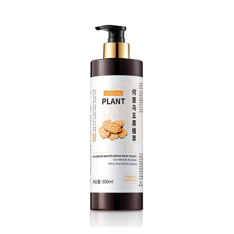 Polygonum Multiflorum Five Black Plant Shampoo, 500ml