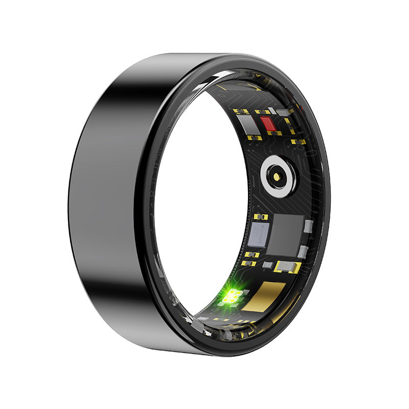 Titanium Steel Smart Ring with Health & Sleep Tracking