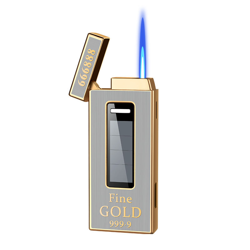 Solar Charging Windproof Lighter, Double-Plated Design