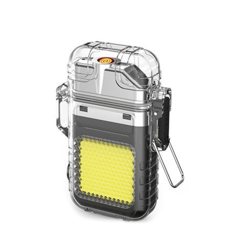 Multifunctional Arc Lighter with Flashlight, Keychain