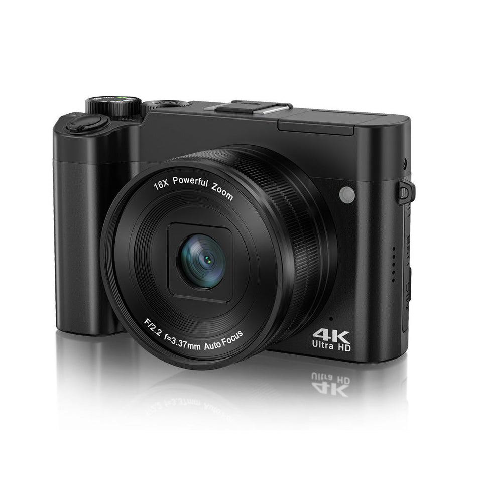 4K Digital Camera with Dual Cameras for Vlogging & Travel