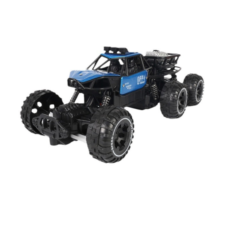 Alloy 6-Wheel RC Off-Road Climbing Truck with Spray Effect