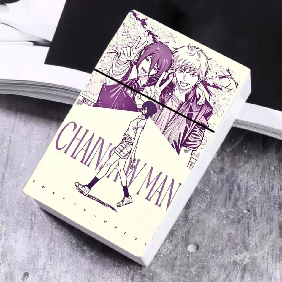Anime-Themed Plastic Cigarette Case, Chainsaw Design