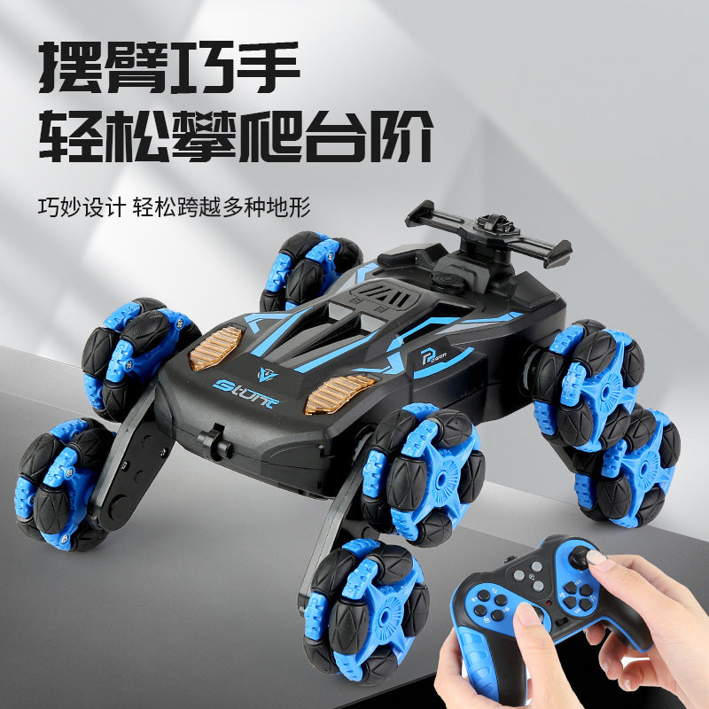 8-Wheel Gesture Control RC Stunt Car with Spray and Climbing