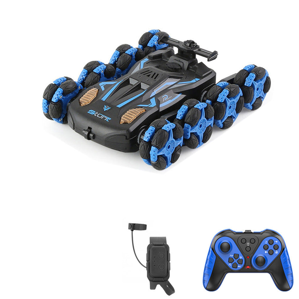 8-Wheel Gesture Control RC Stunt Car with Spray and Climbing