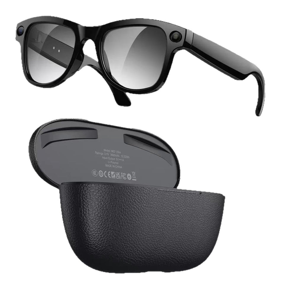 M02Ultra Smart Glasses with 8MP Camera & AI Translation