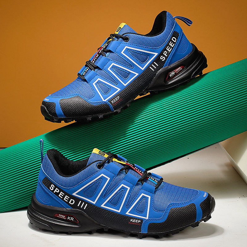 Large-Size Outdoor Hiking Shoes with Durable Thick Sole