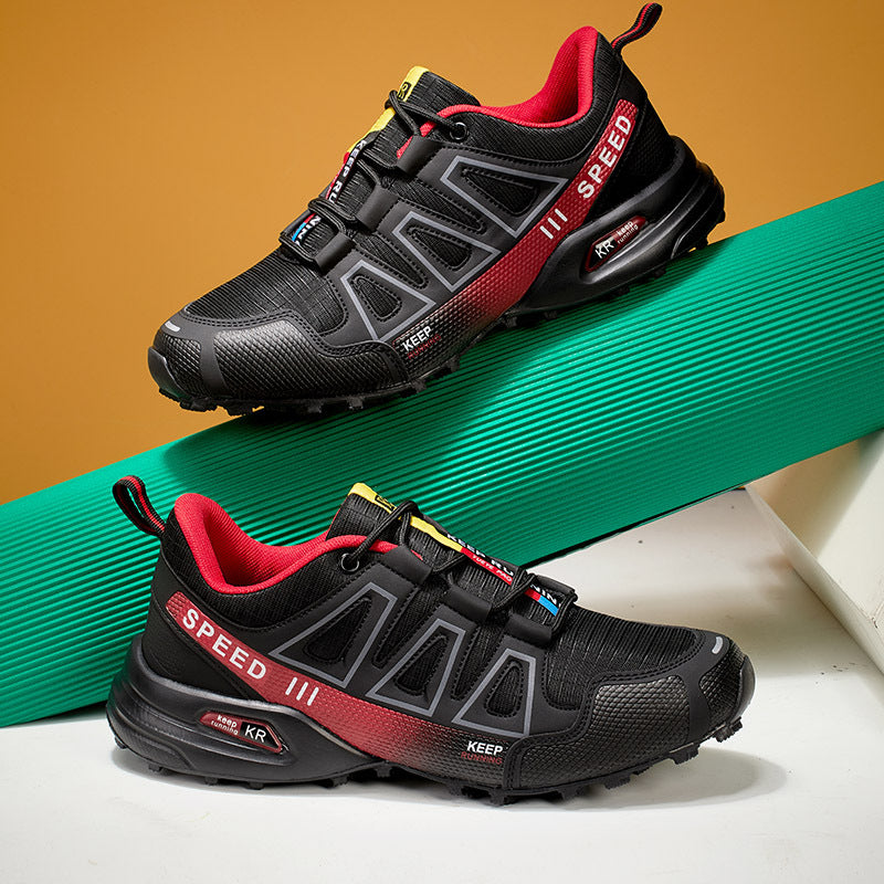 Large-Size Outdoor Hiking Shoes with Durable Thick Sole
