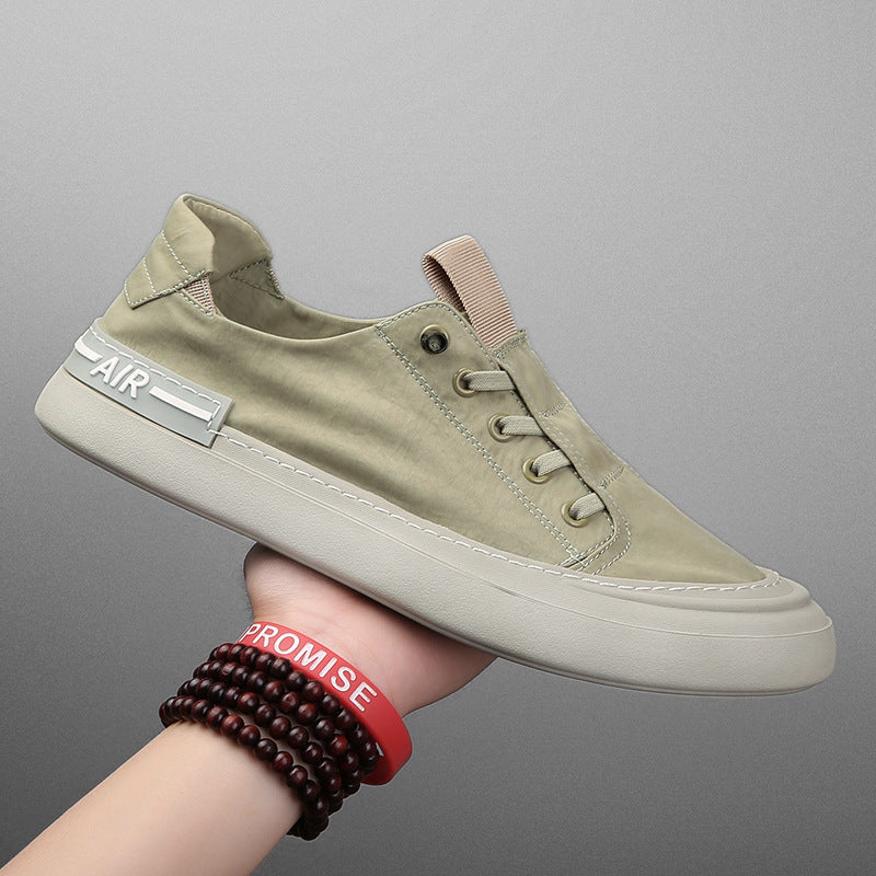 Men's Casual Canvas Slip-On Shoes with Classic Cloth Design