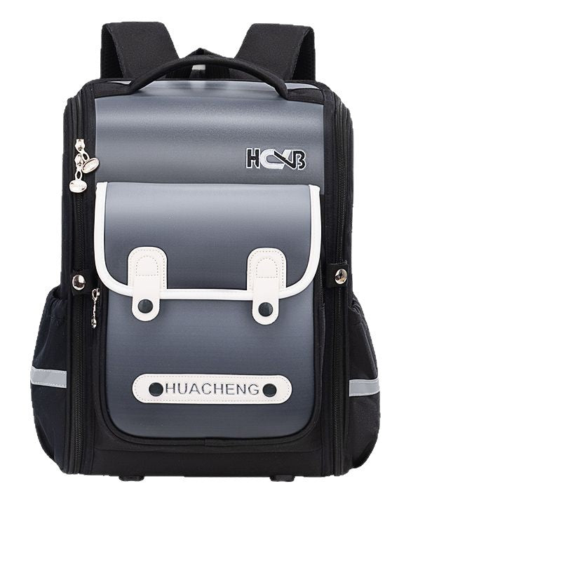 Kids Waterproof School Backpack Large Capacity Spine Support Bag