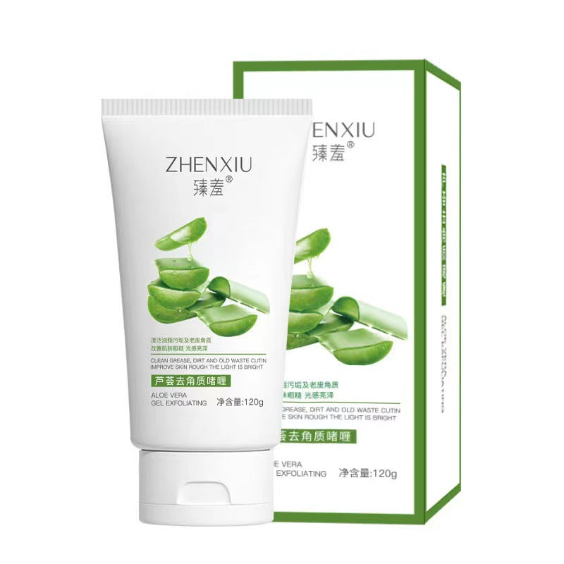 Zhenyan Aloe Vera Exfoliating Gel 120g Deep Cleansing Facial