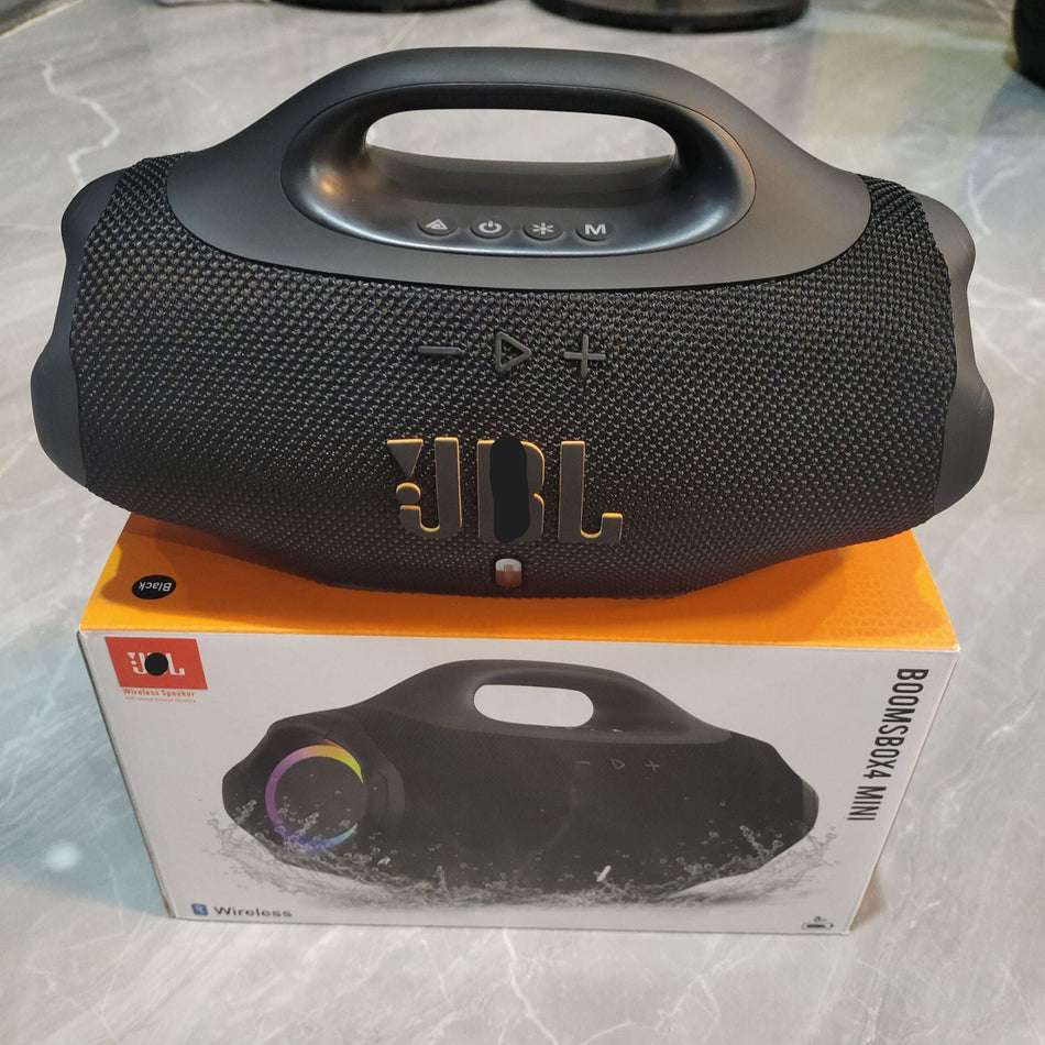 BoomBox 4 LED 60W Bluetooth Speaker with Waterproof Design