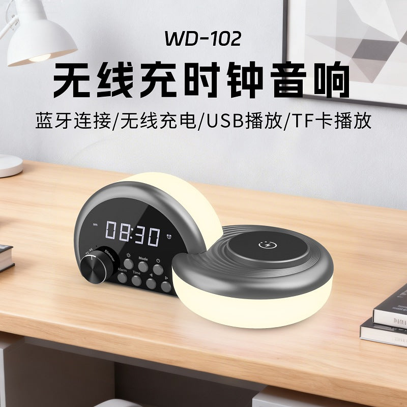 WD-102 Bluetooth Speaker with Wireless Charging & Ambient Light